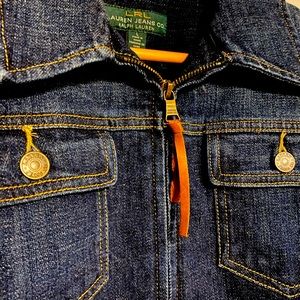 Ralph Lauren Denim Jacket Sz Lg